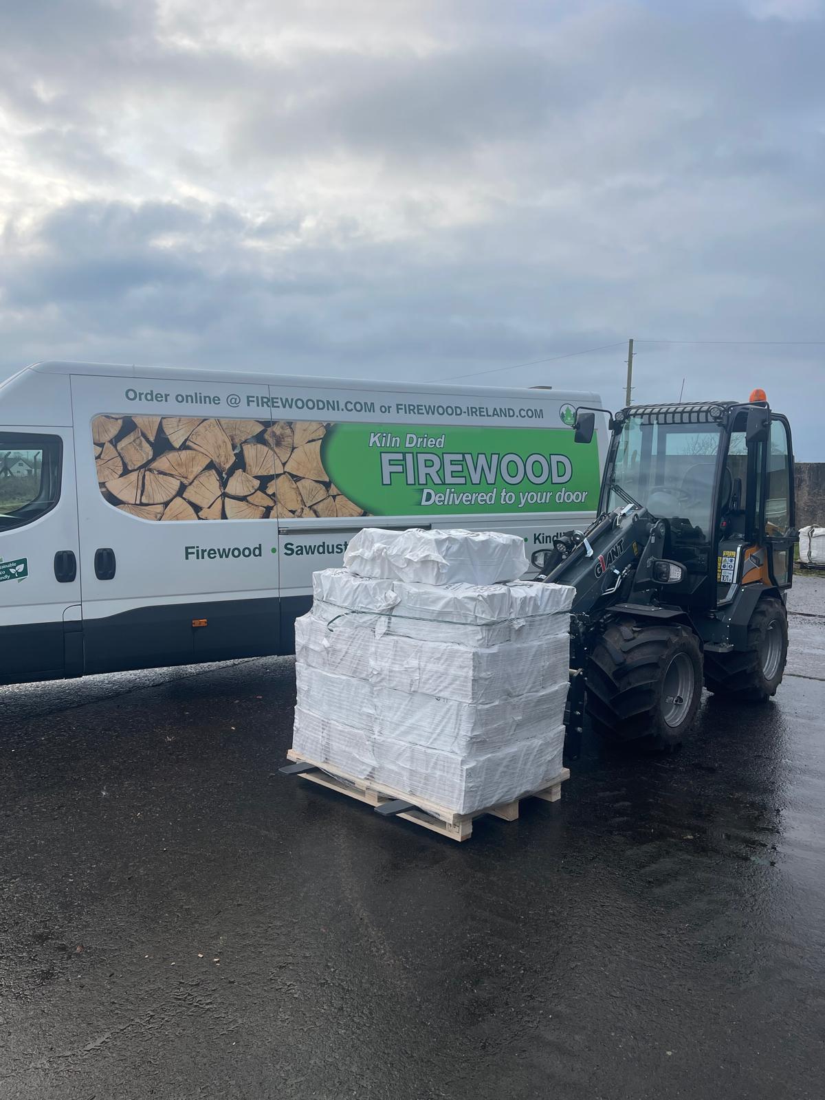 Kiln Dried Firewood & Kindling Deal (12 x 60L Logs + 12 x 2.2kg Kindling Bags)
